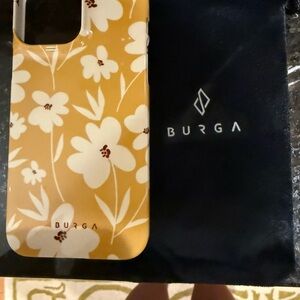 Burga Floral Yellow Phone Case